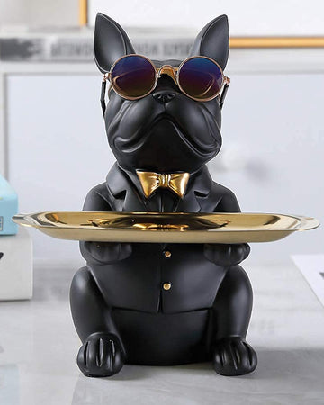 Ambrogio – Statuetta Bulldog in Resina