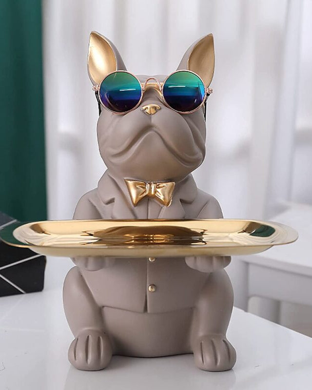 Ambrogio – Statuetta Bulldog in Resina