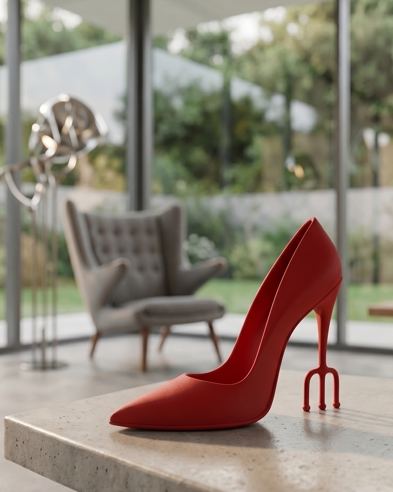 Devil’s Step™ – Fashion Icon Sculpture 👠