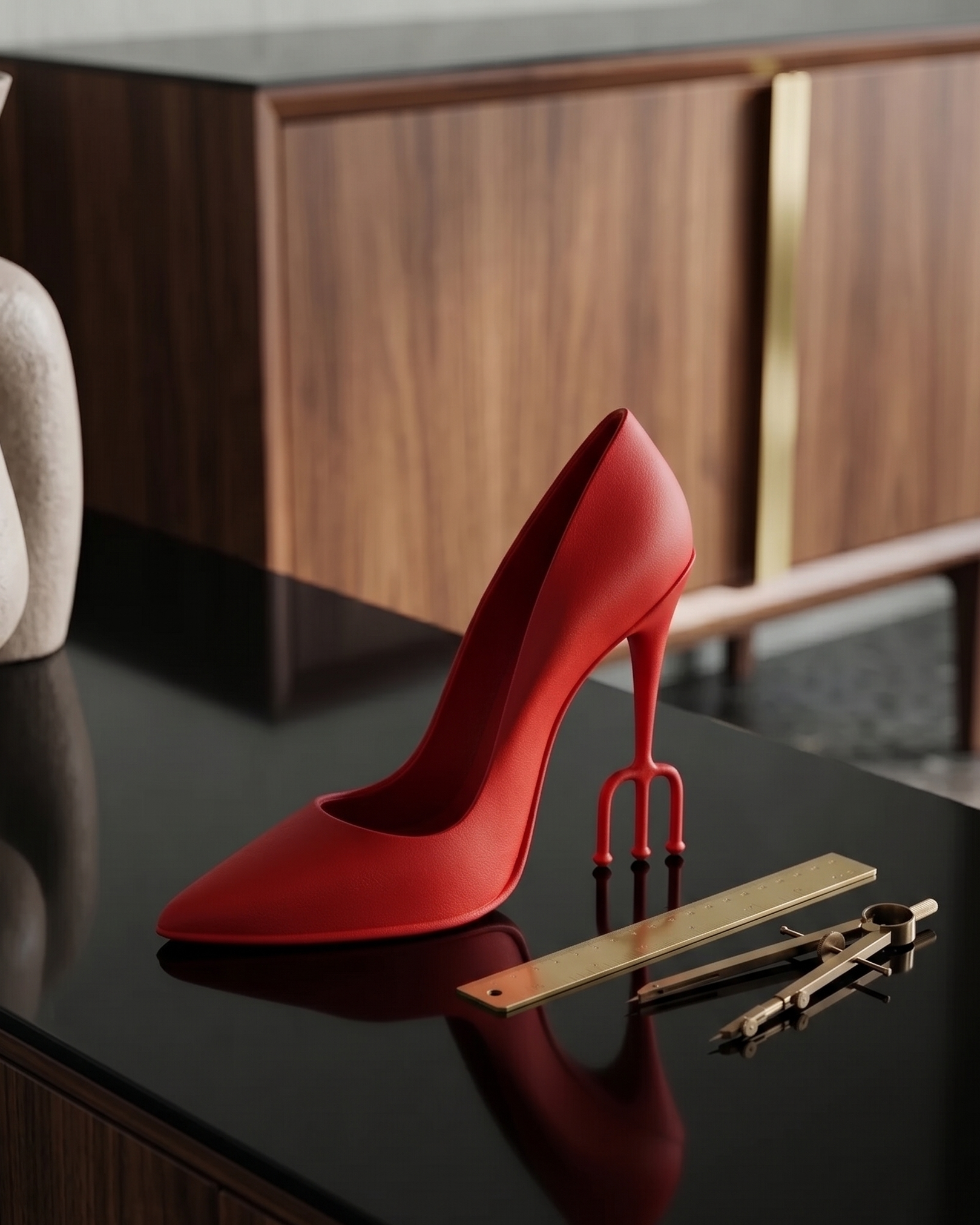 Devil’s Step™ – Fashion Icon Sculpture 👠