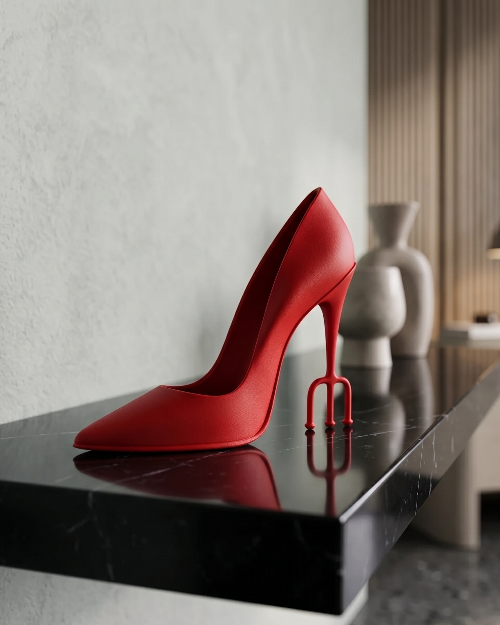 Devil’s Step™ – Fashion Icon Sculpture 👠