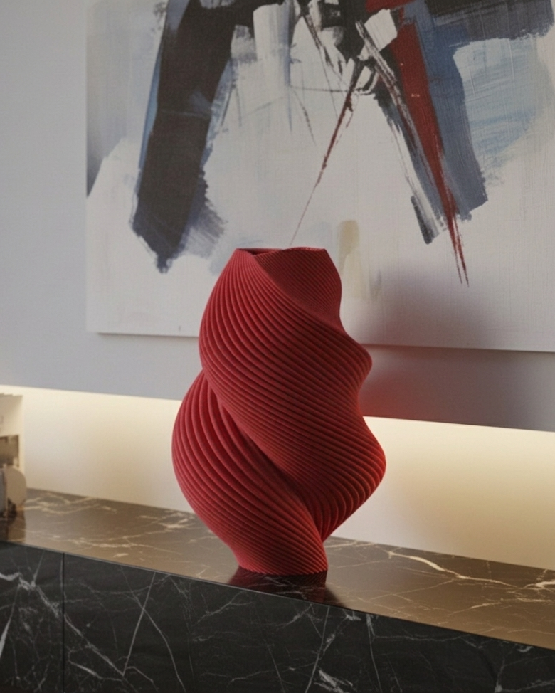 Eros: Vaso di Design Scultoreo🌹