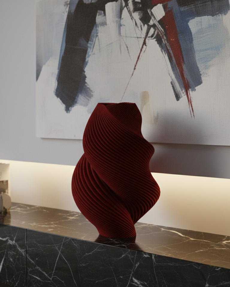 Eros: Vaso di Design Scultoreo🌹