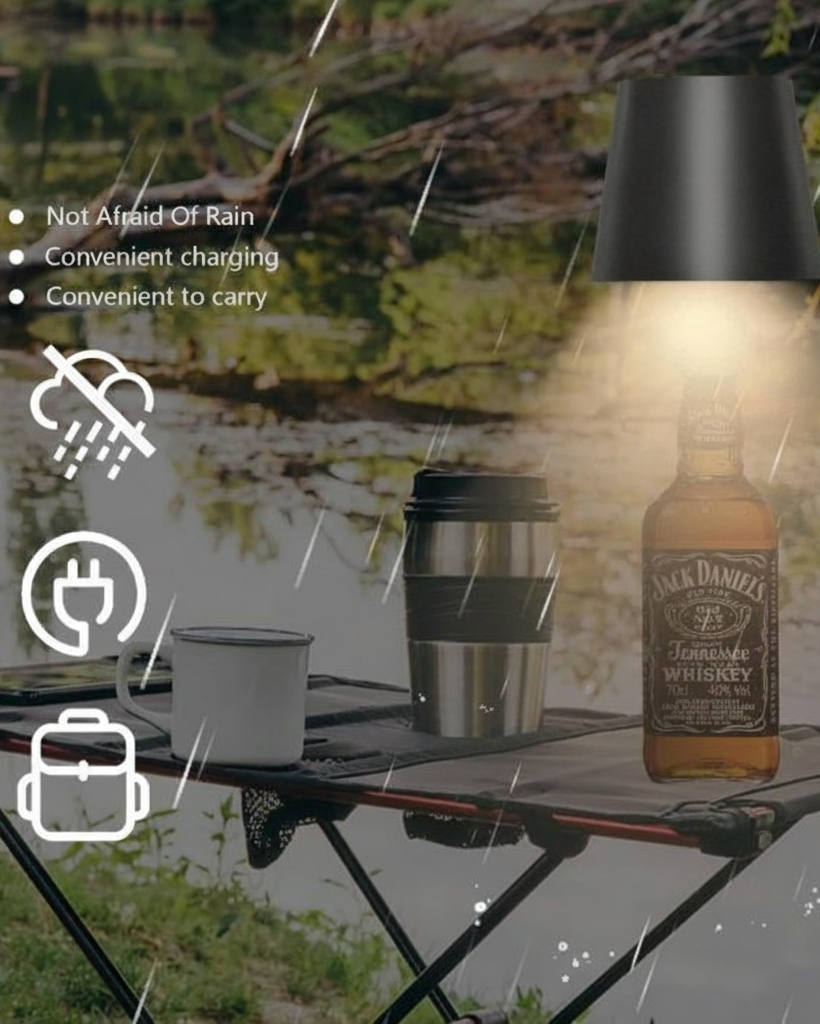 Lunaria – Lampada da Tavolo per Bottiglie