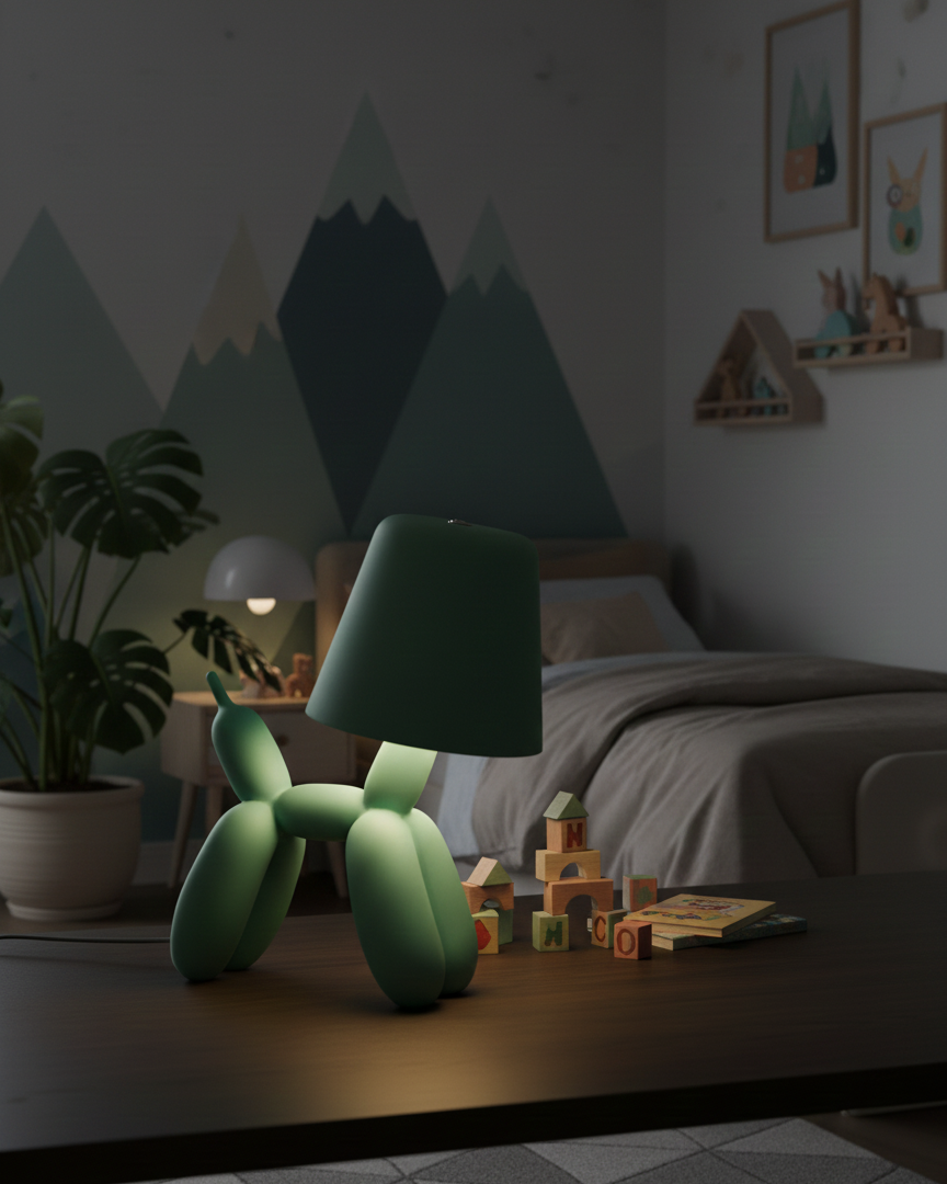 Balloon Dog Lamp