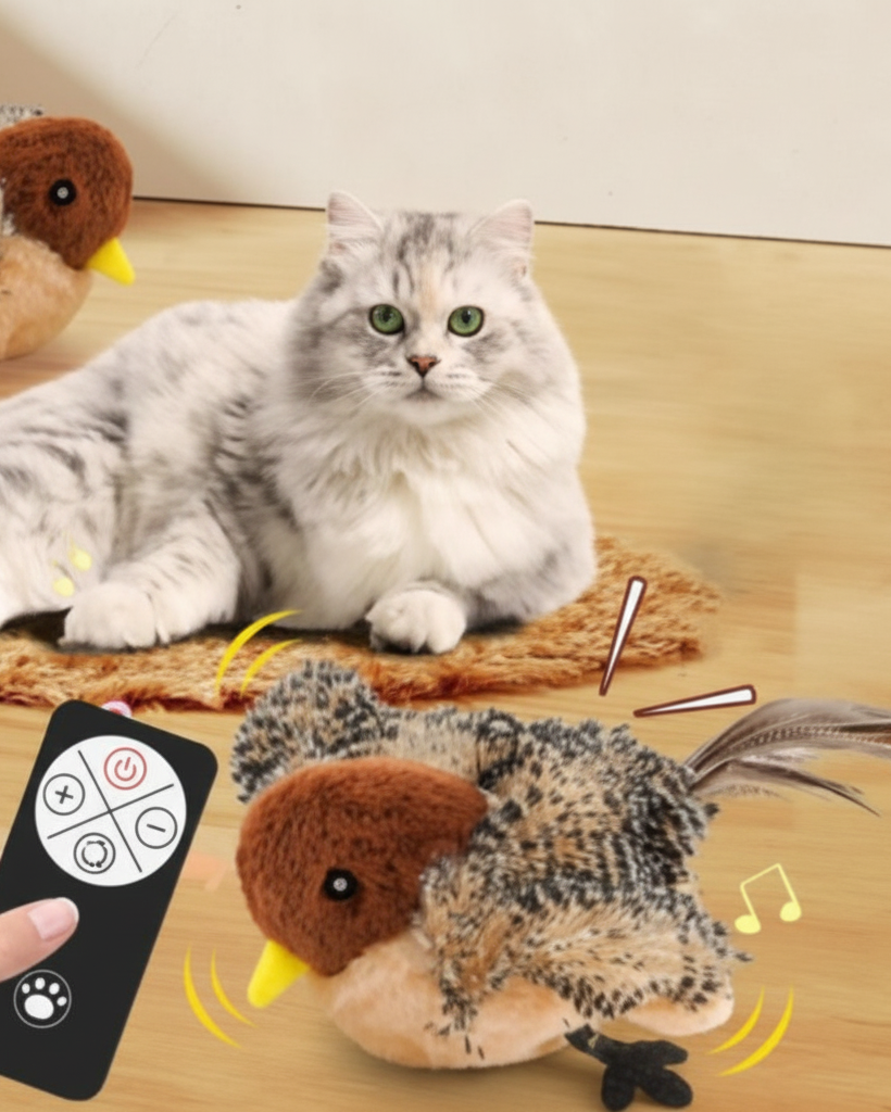 FlappyBirdy – Peluche Interattivo per Gatti