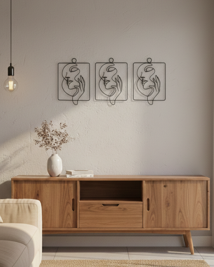 Sguardo Astratto — Quadro di Design