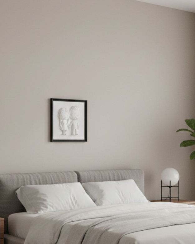 Il Nostro Ricordo – Quadro Scultoreo Personalizzato 💖