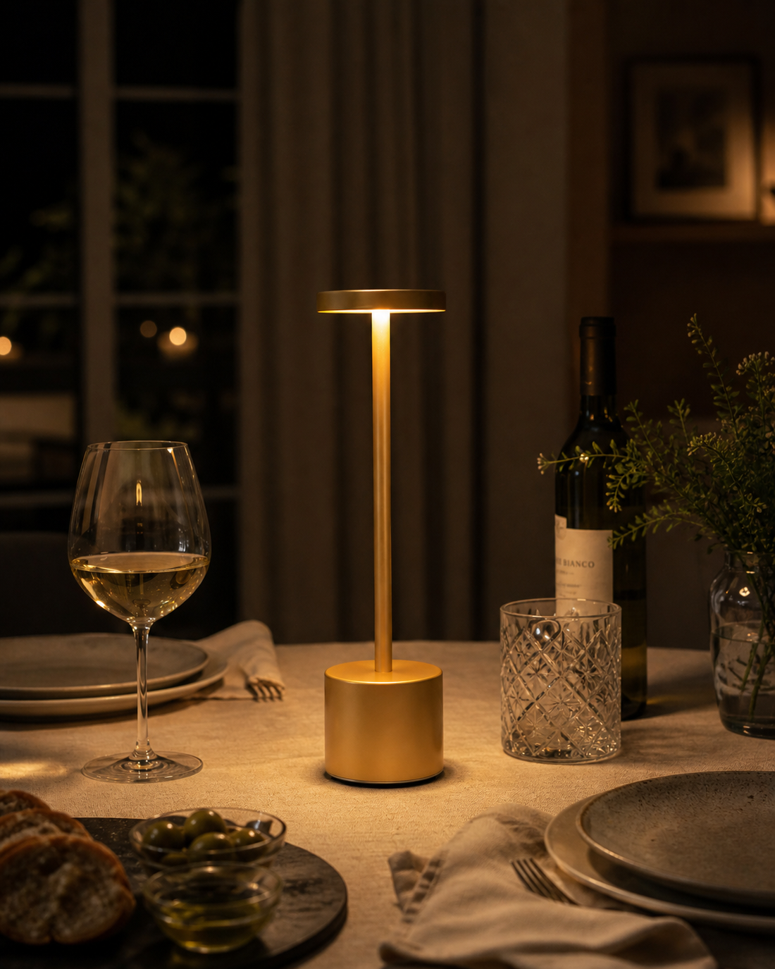 LuceOra – Lampada da Tavolo LED Ricaricabile