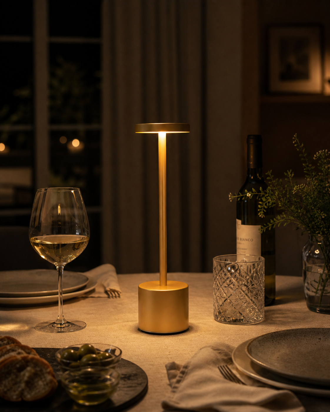 LuceOra – Lampada da Tavolo LED Ricaricabile