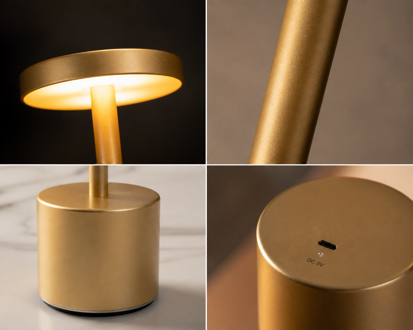 LuceOra – Lampada da Tavolo LED Ricaricabile