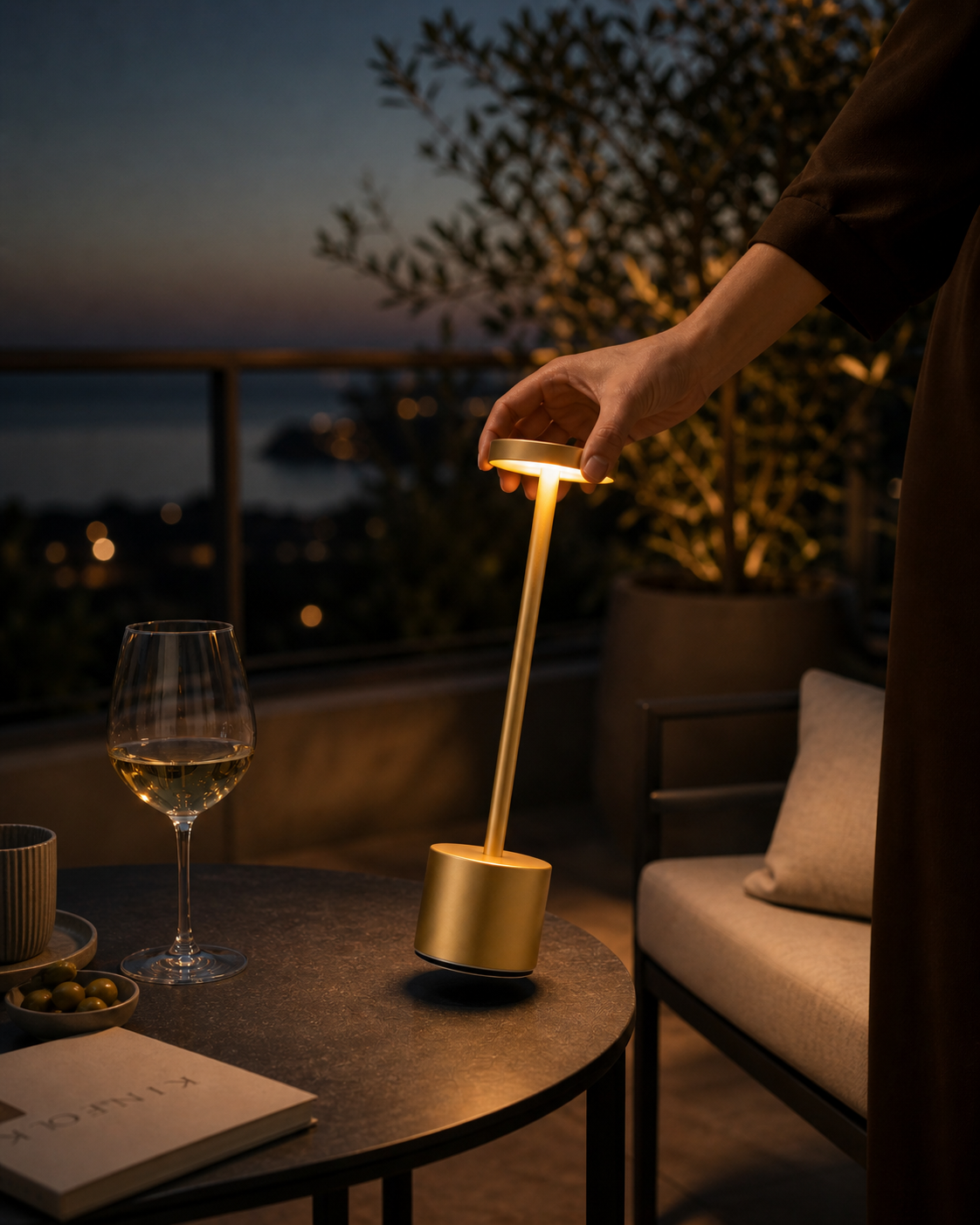 LuceOra – Lampada da Tavolo LED Ricaricabile