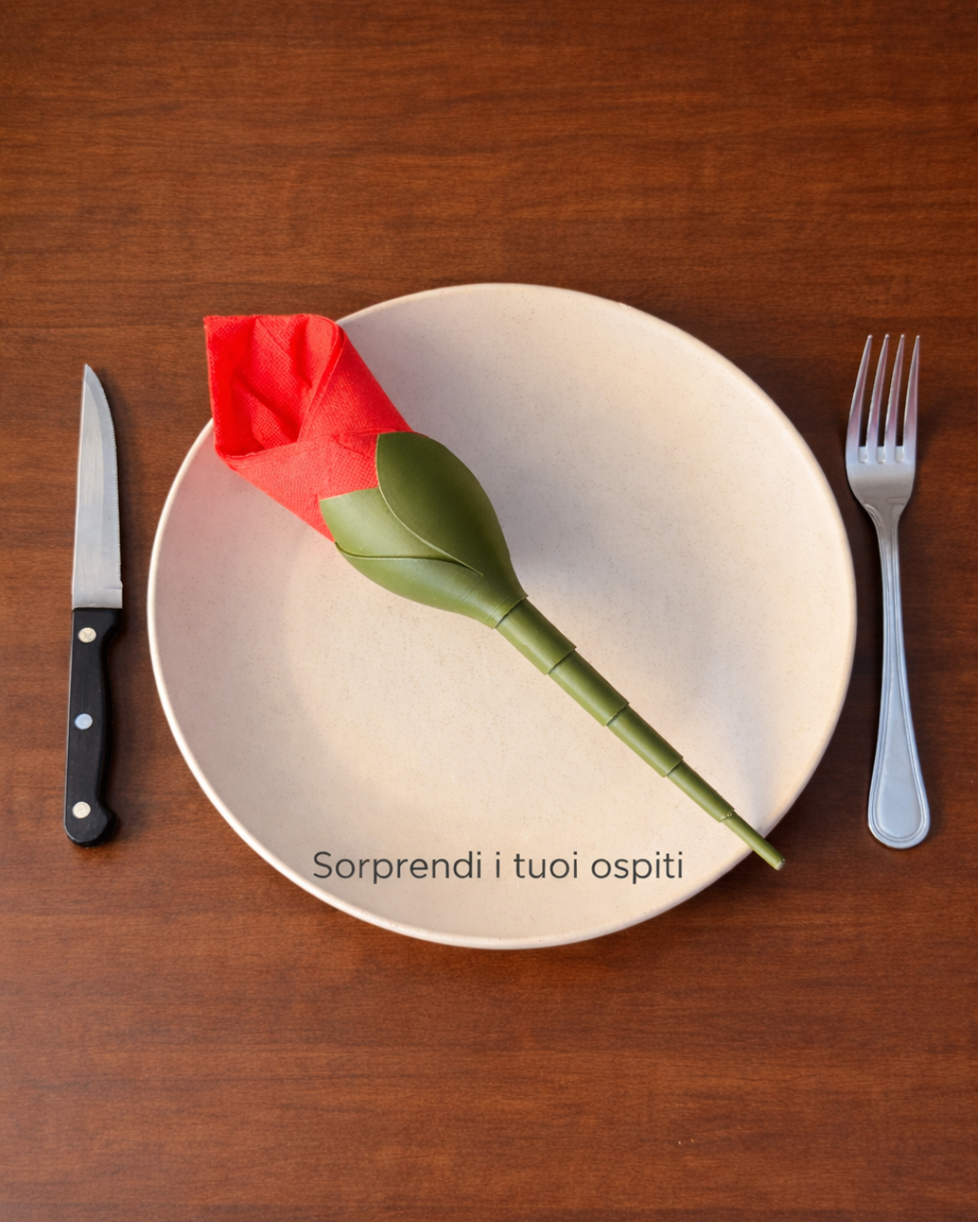 TULIPAN 🌷 - Porta tovagliolo di design