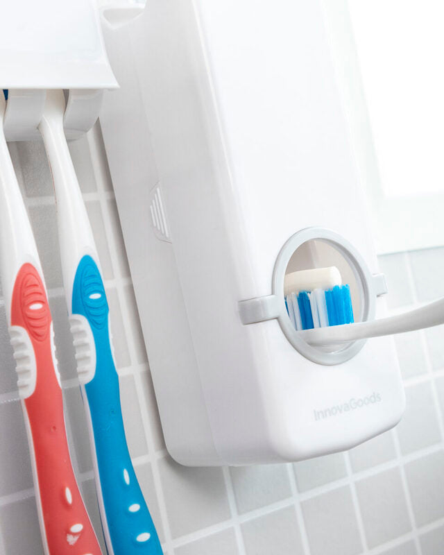 Dentify – Dispenser di Dentifricio con Portaspazzolino