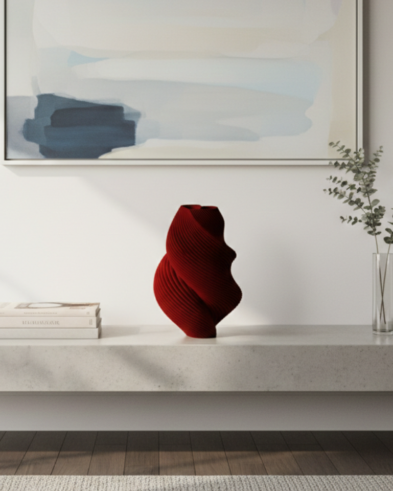 Eros: Vaso di Design Scultoreo🌹