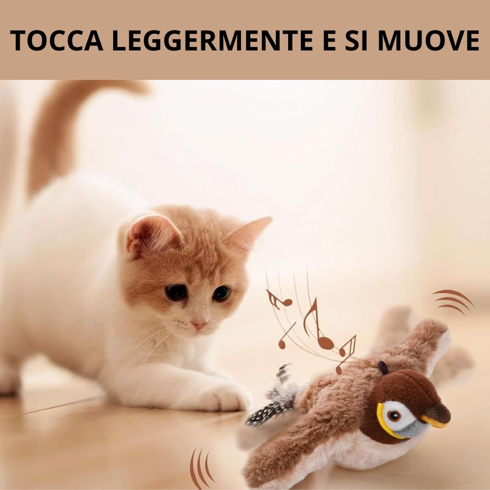 FlappyBirdy – Peluche Interattivo per Gatti