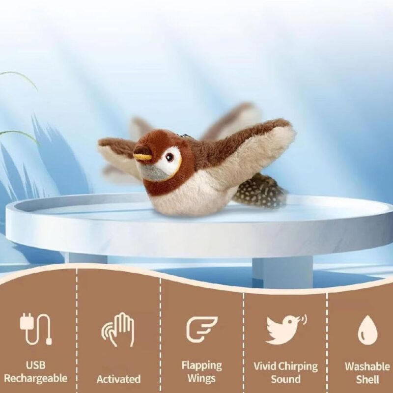 FlappyBirdy – Peluche Interattivo per Gatti