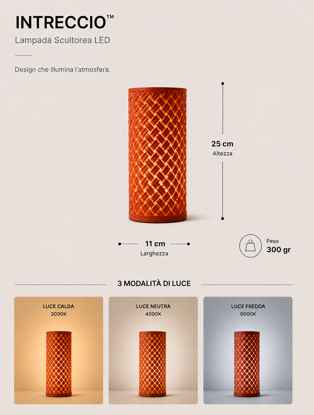 Intreccio - Lampada di design