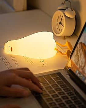 NinnaDuck™ – La Lampada Morbida Cambia Colore 🦆