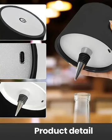 Lunaria – Lampada da Tavolo per Bottiglie