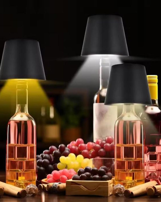 Lunaria – Lampada da Tavolo per Bottiglie