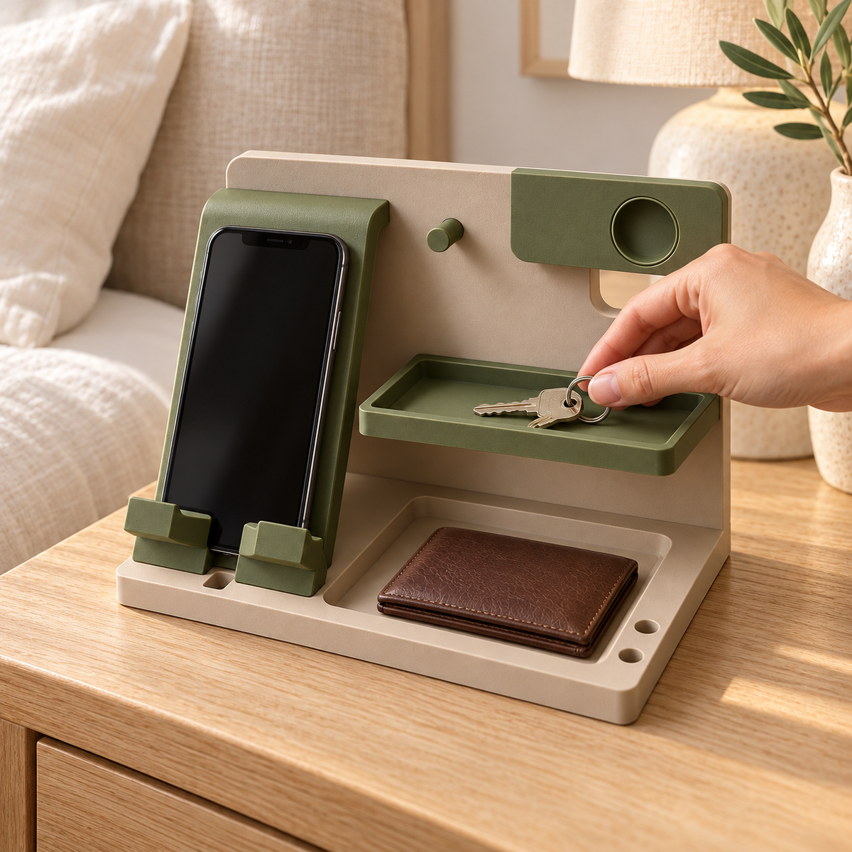 NEST organizer da comodino - nature hand - immagine illustrativa